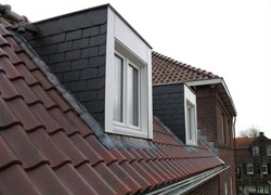 Dakkapellen met leibekleding